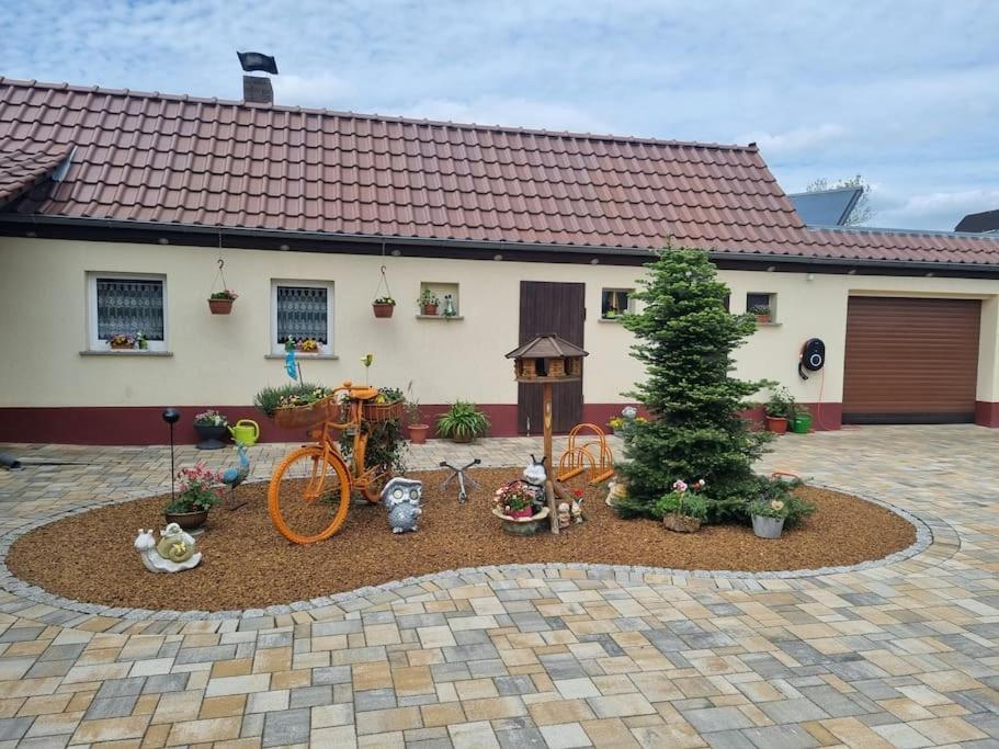 Ferienwohnung *Zur Weinbergstrasse* Lauta Экстерьер фото